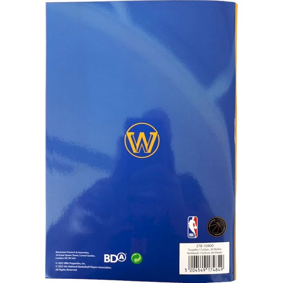 Τετράδιο Σημειώσεων Back Me UpB6 40 Φύλλων NBA Stephen Curry image 1