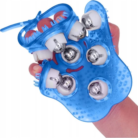 Γάντι Μασάζ Σώματος για Κυτταρίτιδα Aria Trade - Μπλε image 4