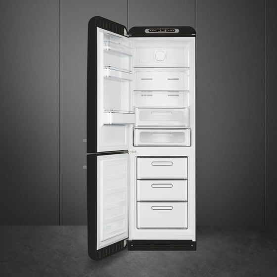 SMEG FAB32LBL5 Total No Frost 331 Lt Μαύρο Ψυγειοκαταψύκτης image 8