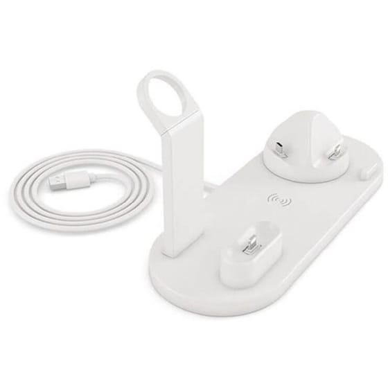 Ασύρματος Φορτιστής Andowl Qi Pad Q-L023 - Λευκό image 2