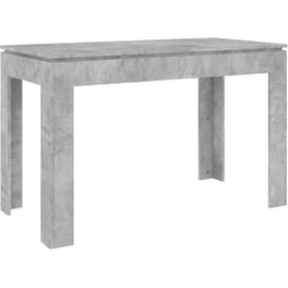 Τραπεζαρία Vidaxl από Μοριοσανίδα 120x60x76 cm - Γκρι Του Σκυροδέματος
