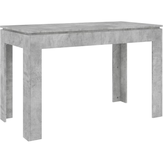 Τραπεζαρία Vidaxl από Μοριοσανίδα 120x60x76 cm - Γκρι Του Σκυροδέματος image 0