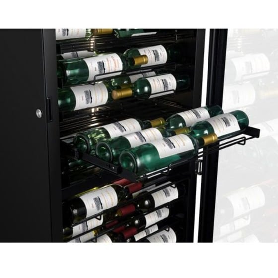 LA SOMMELIERE APOGEE185DZPRO για 184 Μπουκάλια Μαύρο Συντηρητής Κρασιών image 4