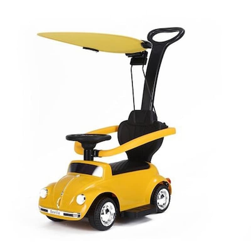 Baby Adventure Παιδικό Ηλεκτρικό Αυτοκίνητο Licensed Volkswagen Beetle Κίτρινο