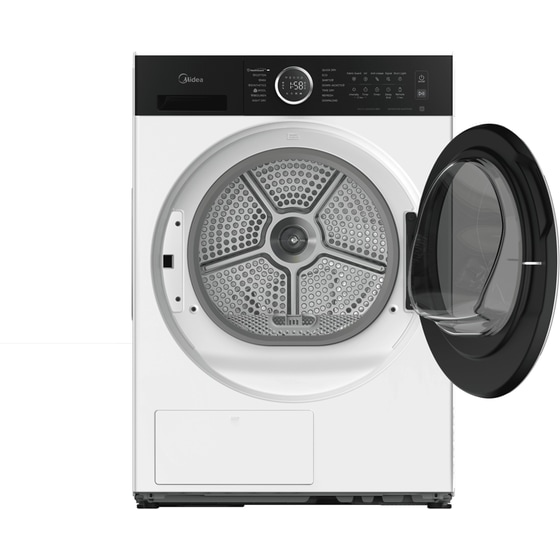 MIDEA MD205H90BW/W-GR 9kg με Αντλία Θερμότητας Λευκό Στεγνωτήριο Ρούχων image 2