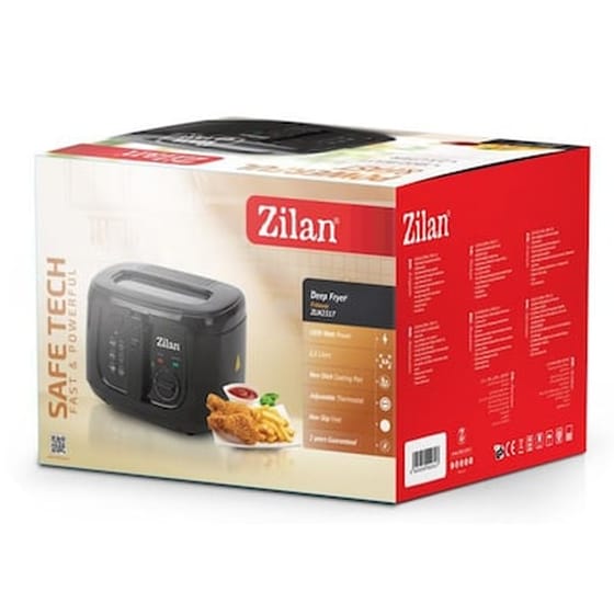 ZILAN ZLN2317 με Καπάκι 1800 W 2.5 L Μαύρο Φριτέζα Λαδιού image 4