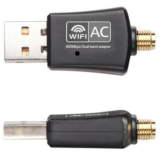 Powertech Ασύρματος Usb Αντάπτορας Pt-1042, 600mbps, 2.4/5ghz image 2