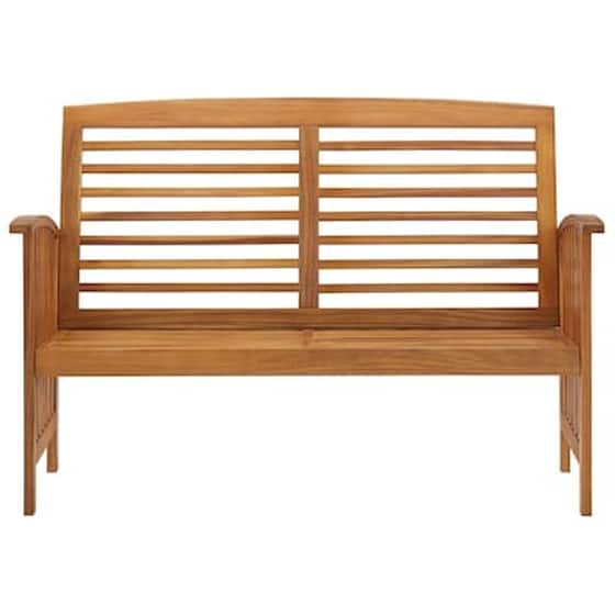 Παγκάκι Κήπου VidaXL από Μασίφ Ξύλο Ακακίας 119x67x83 cm - Καφέ image 2