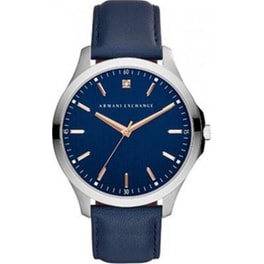 Ρολόι Ανδρικό Armani Exchange AX2406 με Δερμάτινο Λουρί