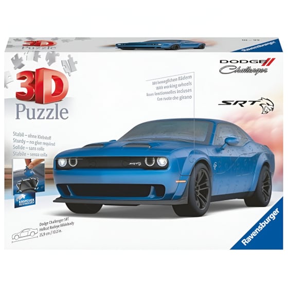 3D Παζλ Dodge Challenger Hellcat Ravensburger (108 Κομμάτια) image 3