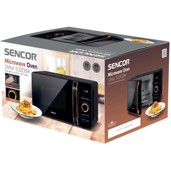 SENCOR SMW 5320BK 17 Lt Μαύρο Φούρνος Μικροκυμάτων image 5