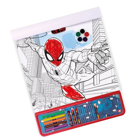 Σετ Ζωγραφικής AS Company Giga Block 5 in 1 Marvel Spiderman image 1