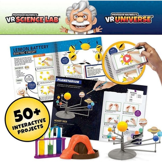 Professor Maxwell's 2 In 1 Combo Pack Vr Universe & Science Lab Σετ Εικονικής Πραγματικότητας (Abacus Brands) image 2
