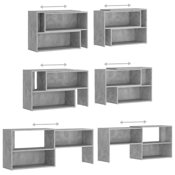 Έπιπλο Τηλεόρασης VidaXL από Μοριοσανίδα 149x30x52 cm  - Γκρι image 5