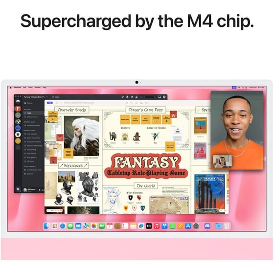 Apple iMac 24'' 4.5K Retina Display (Apple M4 10C/16GB/256GB SSD/10C GPU) - Pink image 5