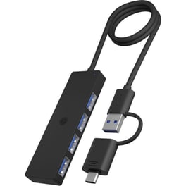 Icy Box IB-HUB1424-C3 USB Hub 4-Port USB 3.2 Gen 1 συμβατό με Type-A και Type-C