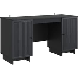 Γραφείο VidaXL από Επεξεργασμένο Ξύλο 142,5x50x75 cm - Μαύρο
