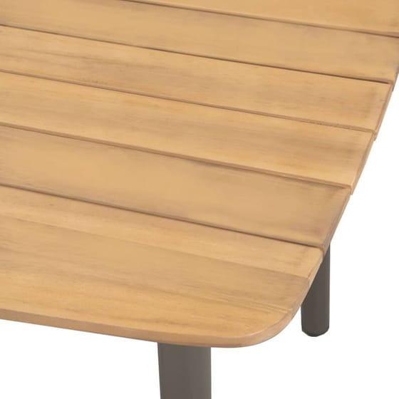 Τραπέζι Εξωτερικού Χώρου VidaXL από Ξύλο 80x80x72 cm - Καφέ image 2