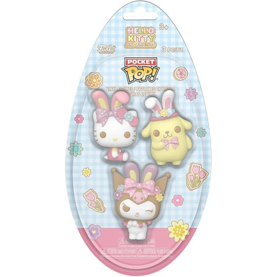 Funko Pocket Pop! - Hello Kitty and Friends - Hello Kitty.Korumi,Pompurin (3-pack) image 1