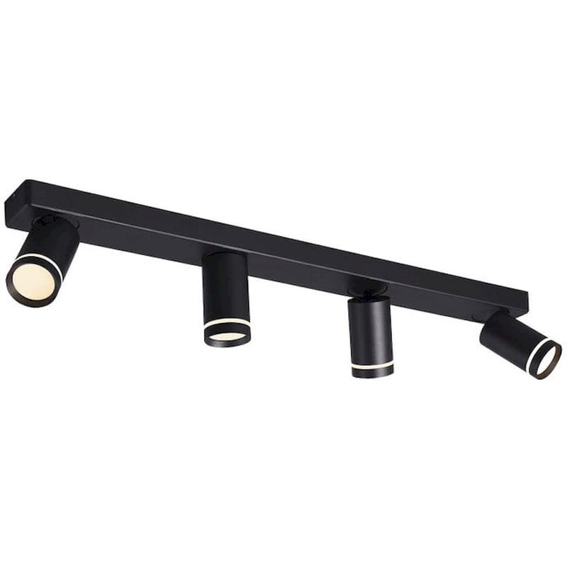 ACA DECOR Σποτ Πολύφωτο Aca Divino Ra3634sbk από Αλουμίνιο - Μαύρο