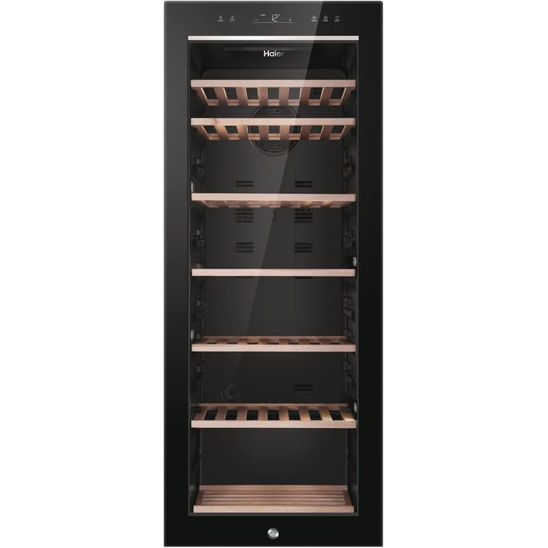 HAIER HWS84GA για 84 Μπουκάλια Μαύρο Συντηρητής Κρασιών