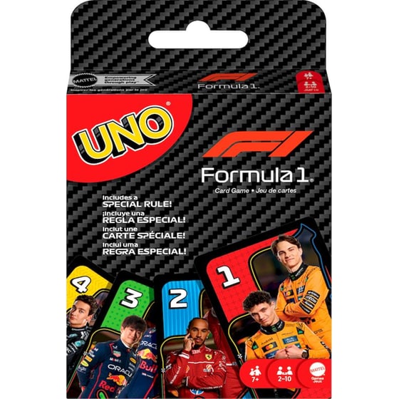 UNO Formula 1 Επιτραπέζιο (Mattel) image 0