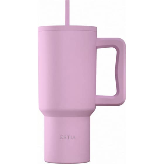 Ποτήρι Θερμός Estia Tumbler Xl Save The Aegean Lavender με Καλαμάκι και Λαβή 900 ml image 0
