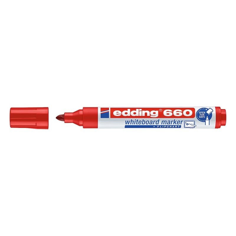 EDDING Μαρκαδόροι Πίνακα Mp 660 Κόκκινο 2.0-3.0 mm