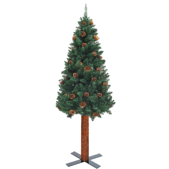 Χριστουγεννιάτικο Δέντρο VidaXL Slim 1.80m - Πράσινο image 0