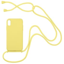Θήκη Apple iPhone XS - Sonique Carryhang Με Κορδόνι - Κίτρινο