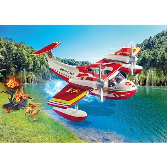 PLAYMOBIL® Action Heroes Πυροσβεστικό Υδροπλάνο (71463) image 8