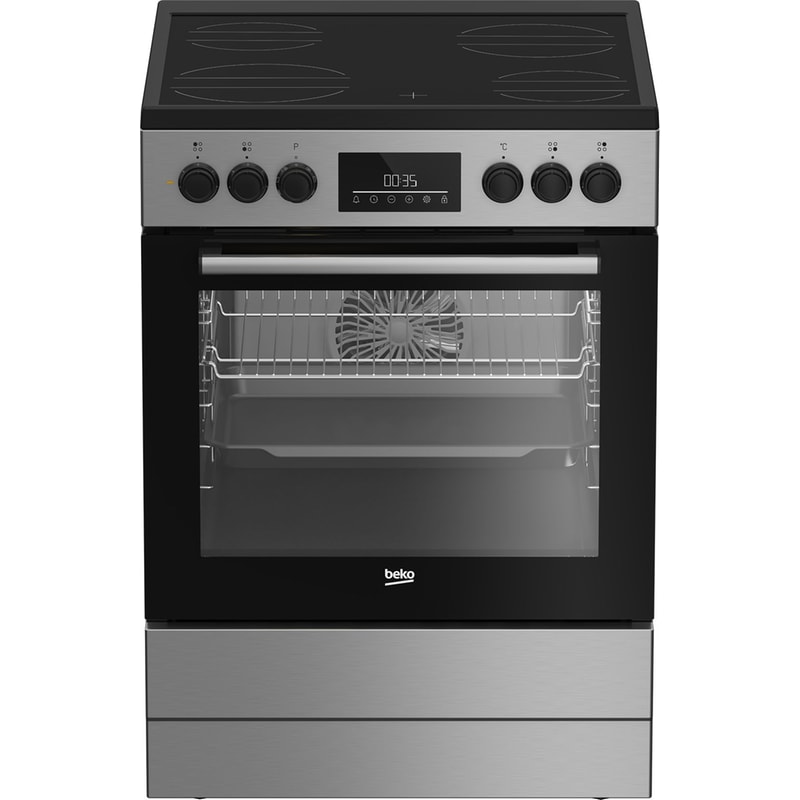 BEKO BEKO CUV6732XG 72 Lt Inox Ηλεκτρική Κουζίνα Κεραμική