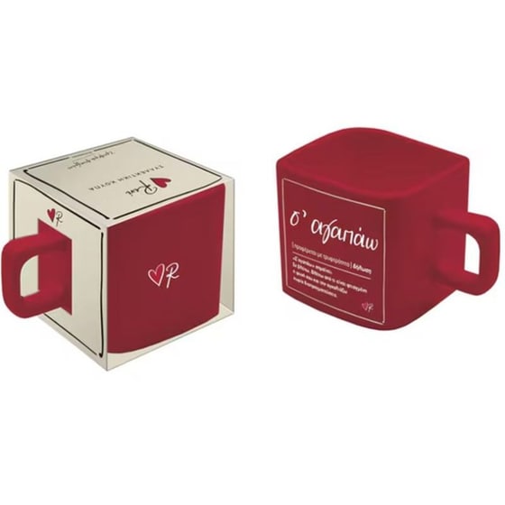 Κούπα Χάρτινη Πόλη Ρενέ "Σ' Αγαπάω" - Κόκκινη image 1