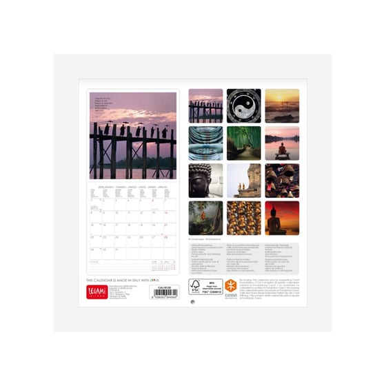 Ημερολόγιο Legami 2018 Μηνιαίο Peace Of Mind Midium image 2