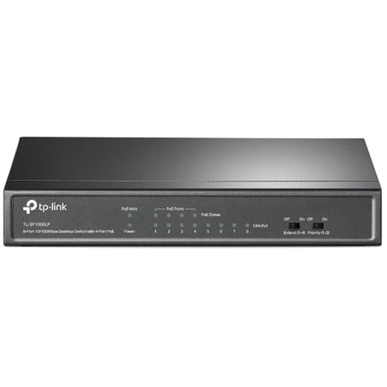 TP-Link TL-SF1008LP Network Switch Unmanaged L2 Fast Ethernet (100 Mbps) 8-Port PoE Support image 0