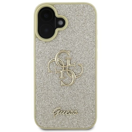 Θήκη Apple iphone 16 - Guess Glitter Big 4g - Χρυσό image 2