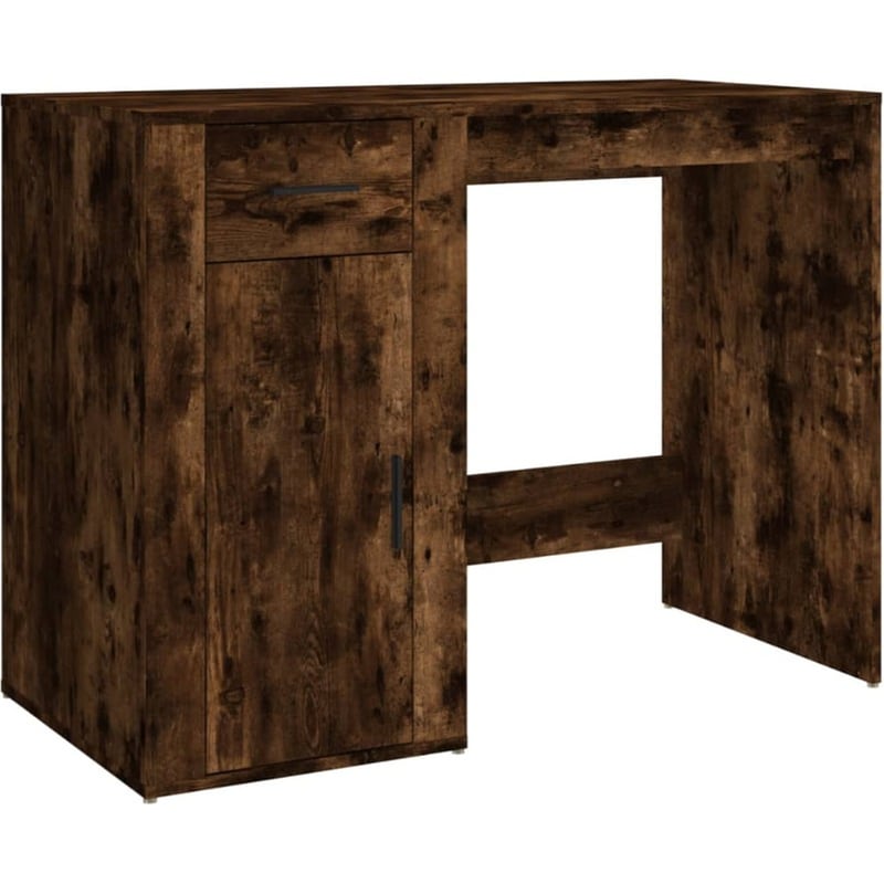 Γραφείο VidaXL από Επεξεργασμένο Ξύλο 100x49x75 cm - Καπνιστή Δρυς