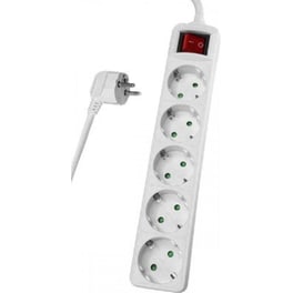 Powertech PT-874 5 Θέσεων 1.5m - Λευκό