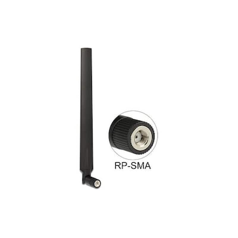 DELOCK Κεραία Δικτύου Delock Rp-sma 4-7dbi Tilt Joint Black