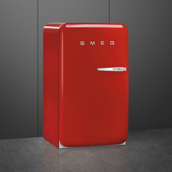 SMEG FAB10LRD6  122 Lt Κόκκινο Ψυγείο Μονόπορτο image 2
