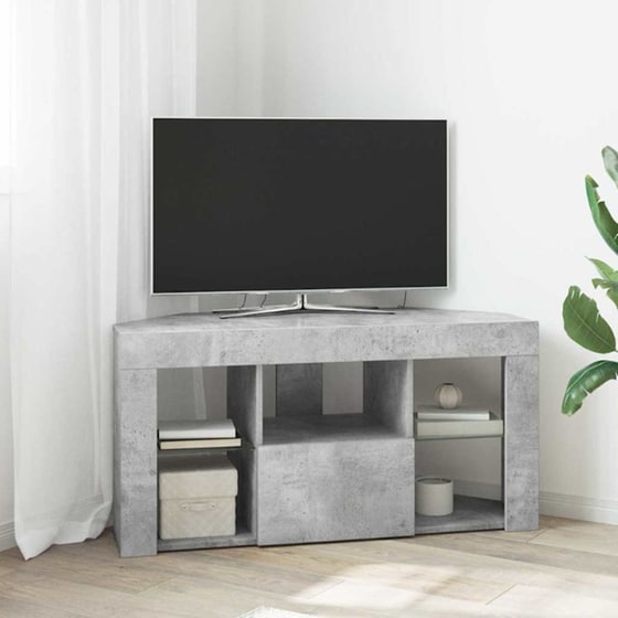 Έπιπλο Τηλεόρασης VidaXL Γωνιακό με LED 100 x 40 x 50 cm - Γκρι image 1