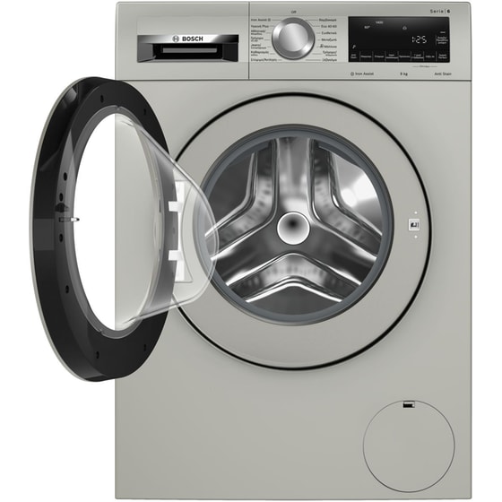 BOSCH WGG244ZXGR 9 kg 1.400 Στροφές Silver Inox Πλυντήριο Ρούχων image 2