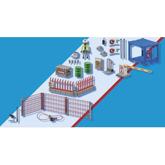 PLAYMOBIL® City Action Σταθμός Cargo (70773) image 2