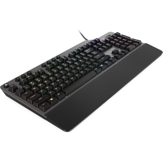 Lenovo Legion K500 Gaming Μηχανικό Ενσύρματο Πληκτρολόγιο με Outemu Red διακόπτες και RGB φωτισμό Γκρι (US) image 1