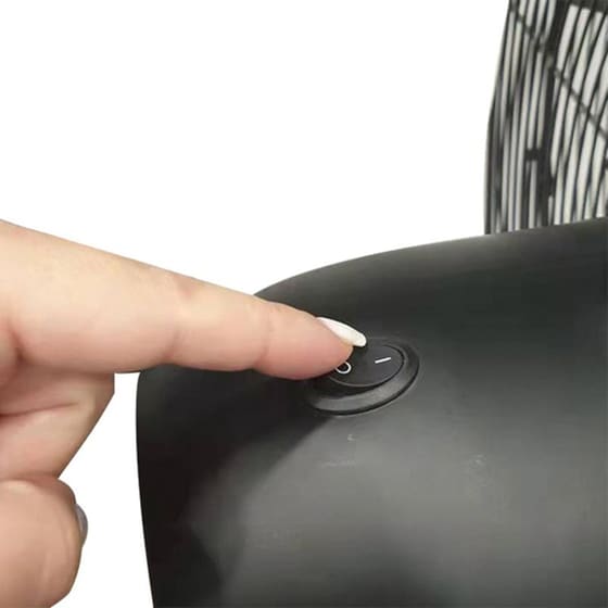 EUROLAMP 300-23503 Ανεμιστήρας Δαπέδου Με Ορθοστάτη 190W Μαύρο image 1