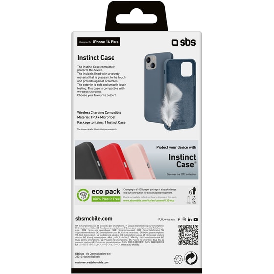 Θήκη Apple iPhone 14 Plus - Sbs Instinct Cover - Blue image 3