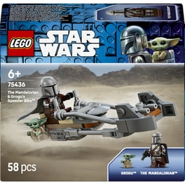 LEGO® Star Wars™ Μηχανή Υψηλής Ταχύτητας Speeder Bike™ του Mandalorian & του Grogu (75436)