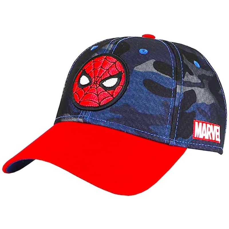 MARVEL Παιδικό Καπέλο Authentic Spiderman Hat Red Blue Marvel Με Ρυθμιζόμενο Κούμπωμα