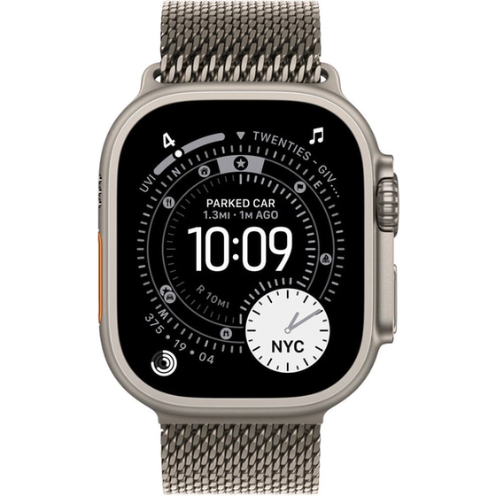 Λουράκι Apple Milanese Loop L για Apple Watch 49mm - Natural Titanium image 1