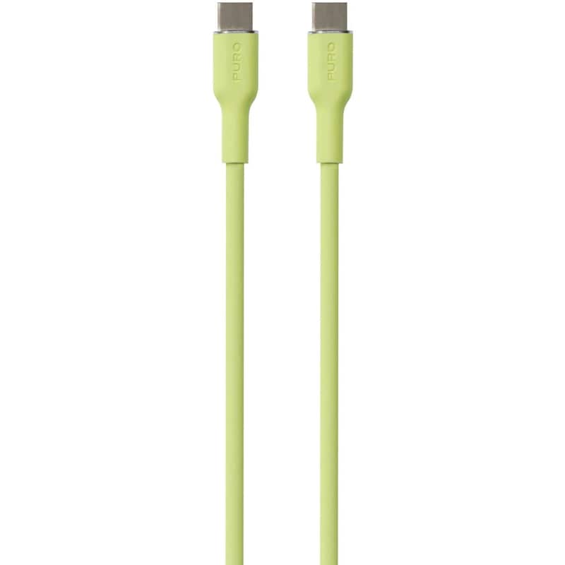 Καλώδιο Puro Soft USBC σε USBC 1.5m - Matcha Green